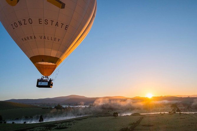 Hot air shop balloon yarra valley